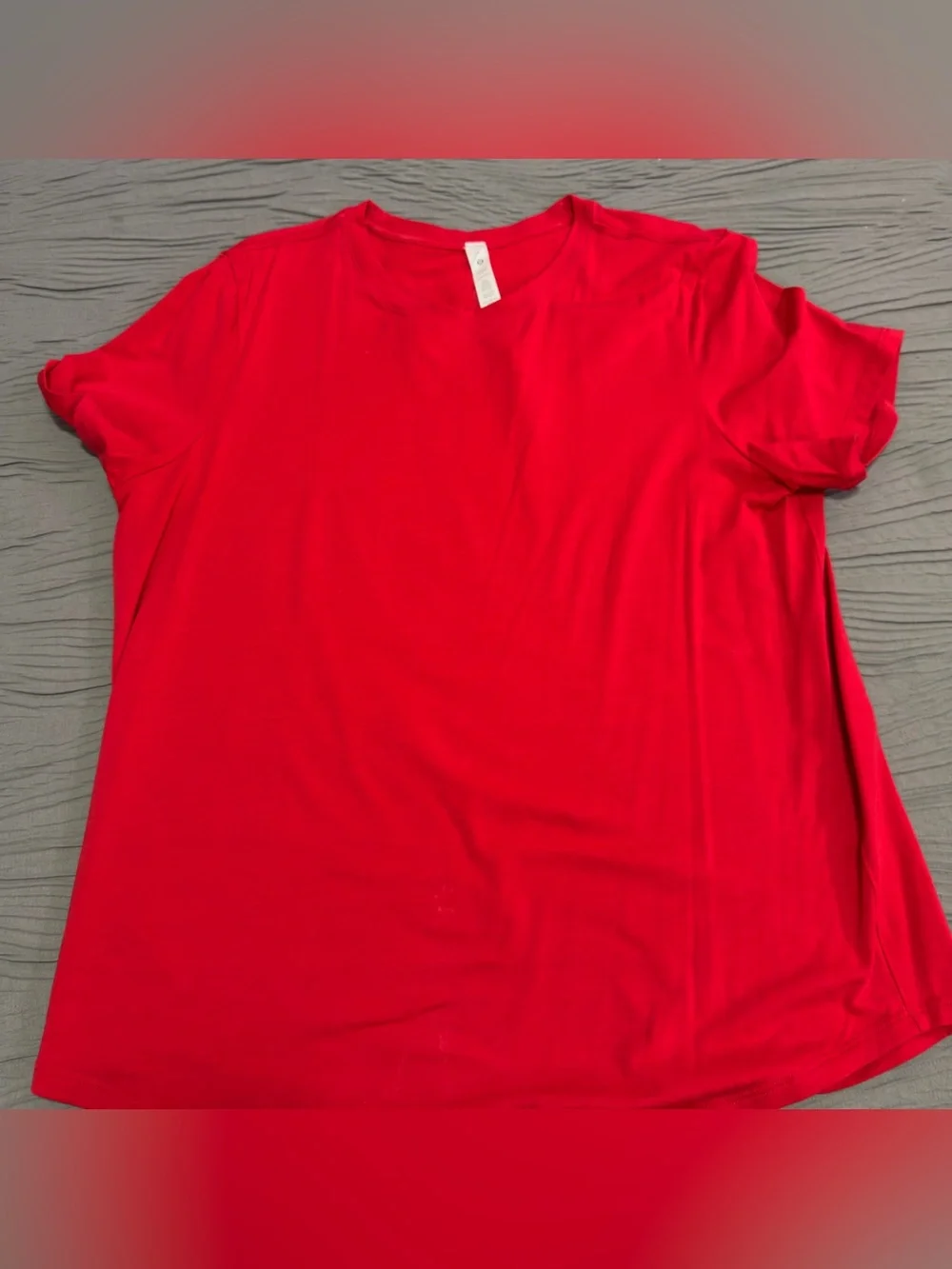 lululemon athletica Red T-Shirt